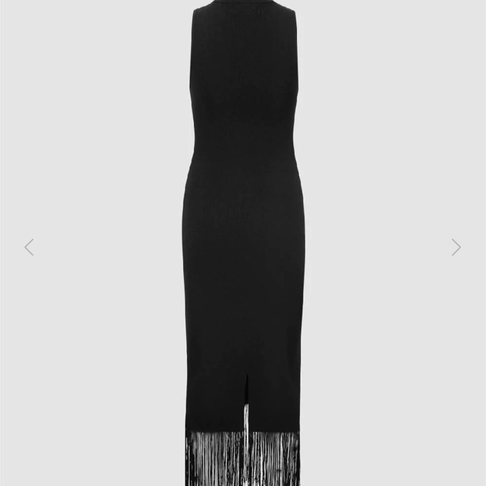 Urban Revivo Keyhole Fringe Knit Dress - Picture 5 of 5